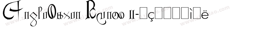 AngloSaxon Runes 2字体转换